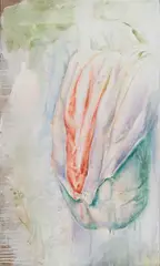 Fides Becker, "Schlafsack", 2010, Acryl und Eitempera auf Leinwand