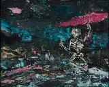 Nicolai Huch, "Ich mach dich aus dem Staub", 2008, Öl auf Leinwand