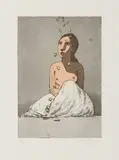 Johannes Hüppi, Danae, 2011, Farbaquatinta auf Bütten