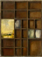 Anna Hughes, The Room Where You Sleep, 2010, Öl auf Leinwand