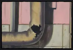 Catherine Hughes, Pipe, 2006, Öl auf Spanholzplatte