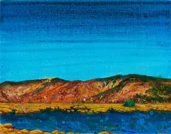 Mala Iqbal, Under the big sky, 2008, Acryl auf Leinen