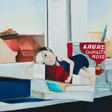 Gunilla Jähnichen, Lavazza, 2007, Öl auf Leinwand