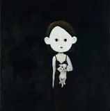 Gunilla Jähnichen, Ohne Titel (Frau mit Hund), 2006, Öl auf Leinwand