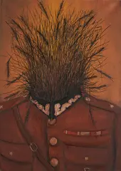 "Oficer" by Michal Jankowski, 2010, Öl auf Leinwand, sold Jun 2020