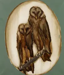 "Medalion" by Michal Jankowski, 2008, Öl auf Leinwand, sold Oct 2020