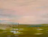 Friederike Jokisch, Land, 2011, Öl und Ölpastell auf Leinwand
