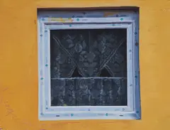 Daniel Behrendt, Ohne Titel (Fenster), 2006, Öl auf Leinwand