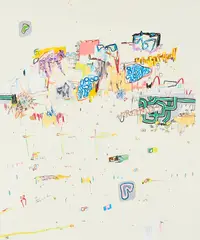 Jens Joneleit, "Drawn", 2012, Mischtechnik auf Karton