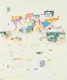 Jens Joneleit, "Drawn", 2012, Mischtechnik auf Karton