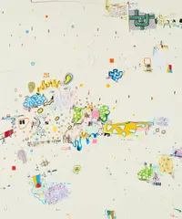 Jens Joneleit, "Stuff", 2012, Mischtechnik auf Karton