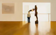 Zoltán Béla, "Cast shadows on a flat surface", 2010, Öl auf Leinwand