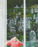 Zoltán Béla, "Church's Window", 2009, Acryl auf Leinwand
