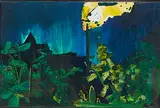 Donata Benker, Ohne Titel, 2009, Öl auf Holzplatte