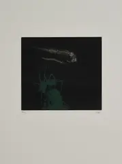 Ruprecht von Kaufmann, Ohne Titel, 2005, Holzschnitt auf Mezzotinto auf Papier
