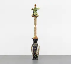 Alexander Kassing, Drei Milliarden Chinesen, 2011, Porzellan, Holz, Bauschaum, Metall und Acryl,