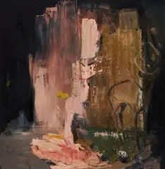 Kai Klahre, "Seher", 2012, Öl auf Aluminium