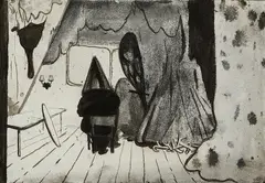 Andrey Klassen, Kleine Denkpause, 2011, Tusche auf Papier