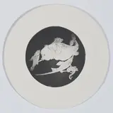 Christoph Knecht, "Blasen und geblasen werden", 2006, Aquatinta auf Pappteller