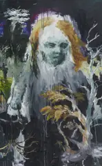 Alexander König, "Dendro", 2008, Öl und Acryl auf Leinwand