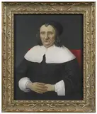 Matej Košir, Nach Dirck Druijf: Portrait einer alten Frau, 2009, C-Print auf Platte aufgezogen