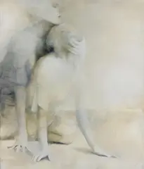 "Secret" by Anna Kott, 2010, Öl auf Leinwand, sold Oct 2019