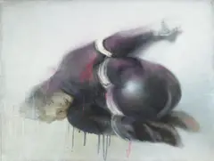 "the end" by Anna Kott, 2010, Öl auf Leinwand, sold Oct 2019