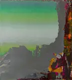 Peter Krauskopf, "Altes Bild", 2012, Öl auf Leinen