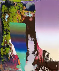 Peter Krauskopf, "Elbe", 2011, Öl auf Leinwand