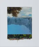 Peter Krauskopf, Ohne Titel, 2010, Collage auf Leinen und Pappe