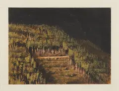 Markus Matthias Krüger, "Hang", 2012, Acryl auf Papier
