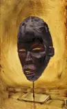 Paweł Książek, "Mask", 2007, Öl auf Leinwand