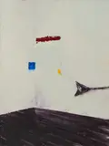 Paweł Książek, "Untitled (Intervention)", 2005, Öl auf Leinwand