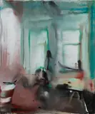 Stefan Kübler, "Tallygold", 2008, Acryl auf Leinwand
