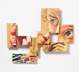 Lea Kuhl, Armin. 2-teiliges Werk, 2009, Acryl auf Holz
