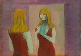 Corinne von Lebusa, "Der Spiegel", 2009, Mischtechnik auf Karton