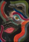 Corinne von Lebusa, "Missis", 2013, Mischtechnik auf Karton