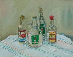 James Lloyd, Ouzo, 2009, Öl auf Leinwand