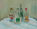 James Lloyd, Ouzo, 2009, Öl auf Leinwand