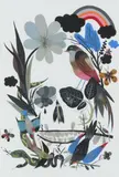 Carolin Löbbert, Der Tod lauert im Gebüsch, 2008, Acryl auf Bristolkarton