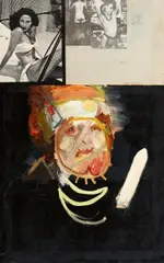 Przemyslaw Matecki, Ohne Titel, 2011, Öl und Papier auf Leinwand