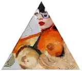 Herbert Meese Jonathan und Volkmann, Ohne Titel (September), 2008, Öl und Collage auf Leinwand