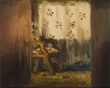 Sebastian Meschenmoser, Flur, 2011, Öl auf Leinwand