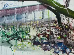 "Kocks 20" by Matthias Meyer, 2005, Öl auf Leinwand, sold Aug 2020