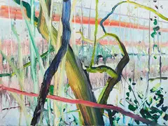 "Kocks 13" by Matthias Meyer, 2005, Öl auf Leinwand, sold Oct 2020