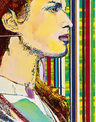 Jan Muche, "Gertrud", 2009, Acryl und Tusche auf Leinwand