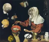 Adam Mysock, Forever Looking Out, 2013, Öl auf Holztafel