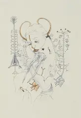 Hanna Nitsch, Brüderchen und Schwesterchen, 2010, Tusche auf Papier