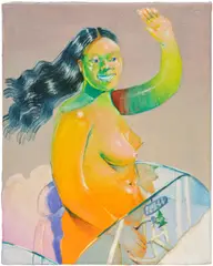 Sasha Gordon, American Girl, 2019, oil on canvas