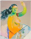 Sasha Gordon, American Girl, 2019, oil on canvas